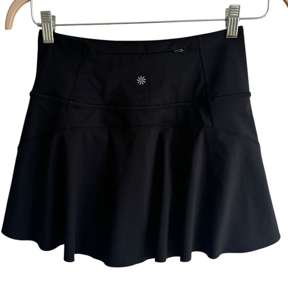 Athleta Ace High Rise 13.5" Tennis Skort, Black, Size XS - Picture 7 of 8
